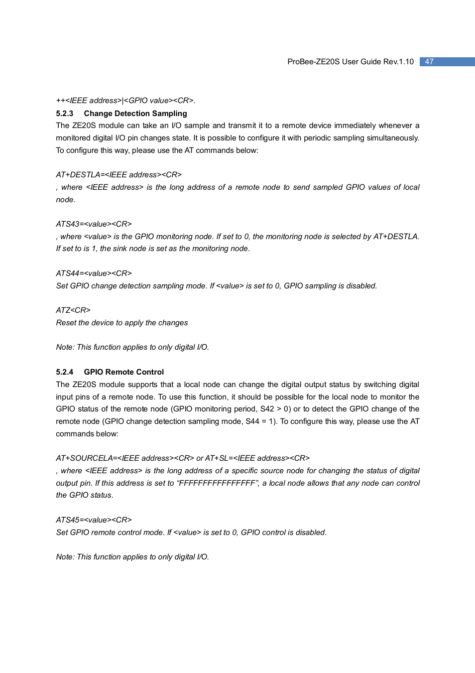 SENA ProBee-ZE20S User Manual | Page 47 / 102