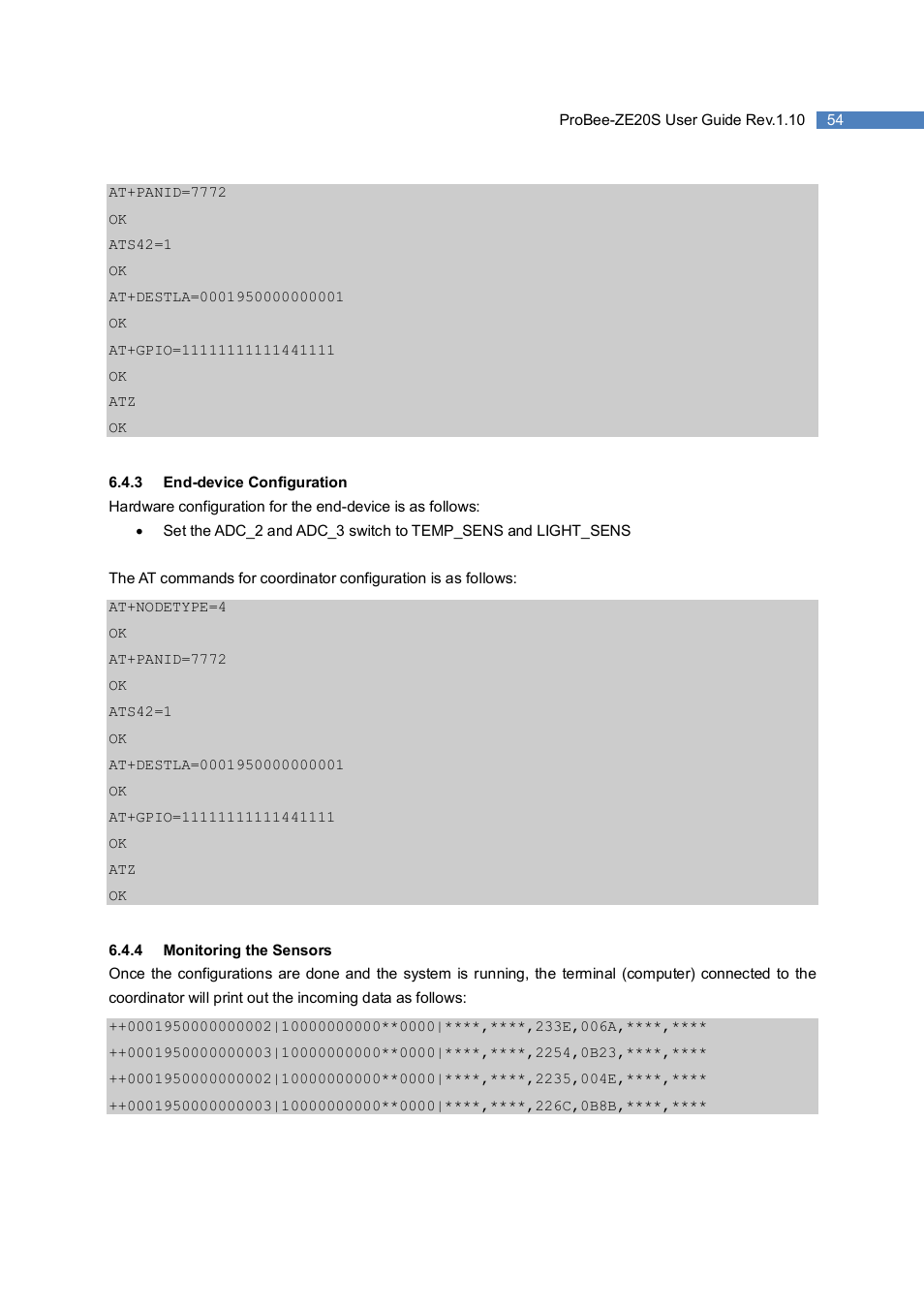 SENA ProBee-ZE20S User Manual | Page 54 / 102