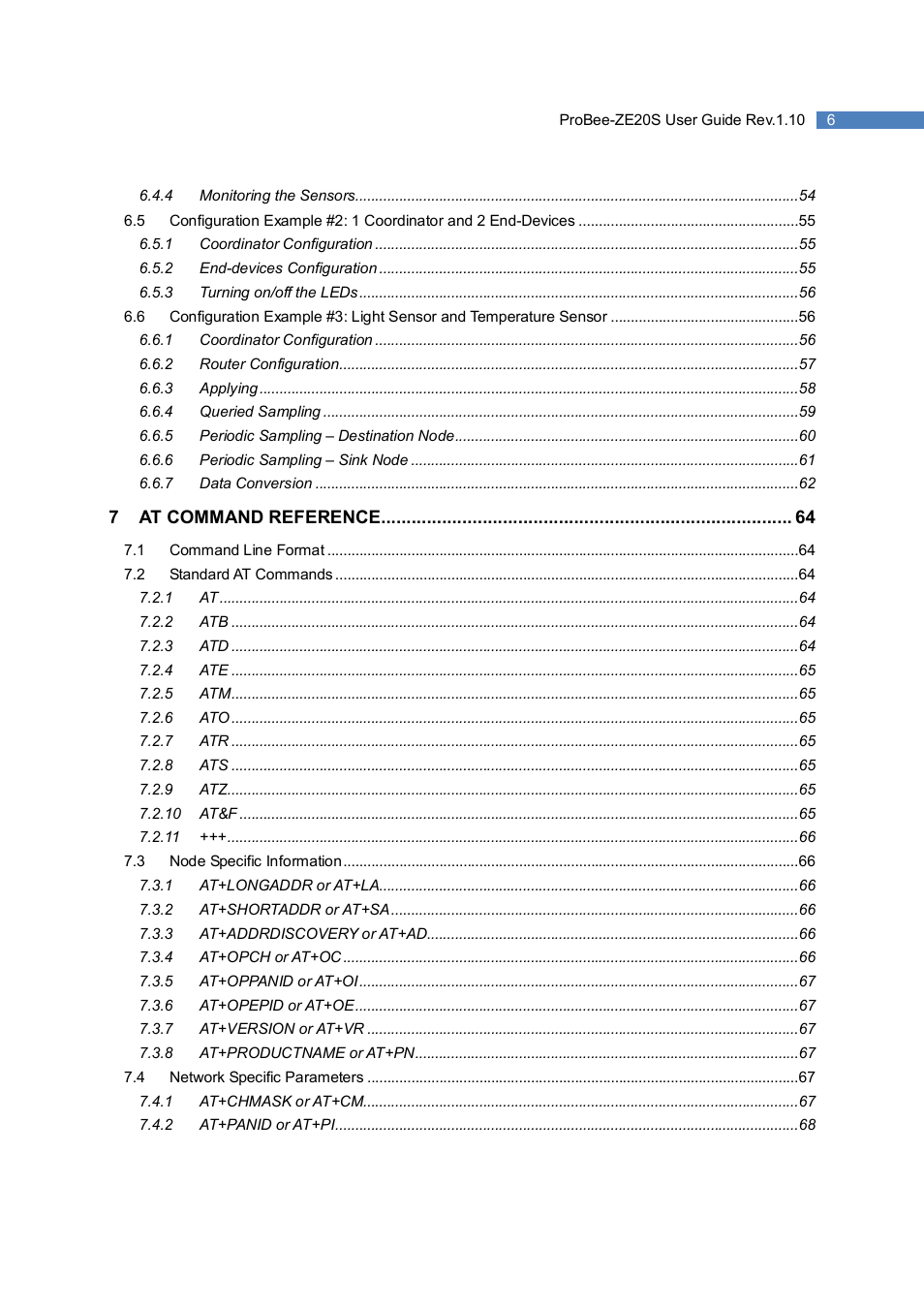 SENA ProBee-ZE20S User Manual | Page 6 / 102