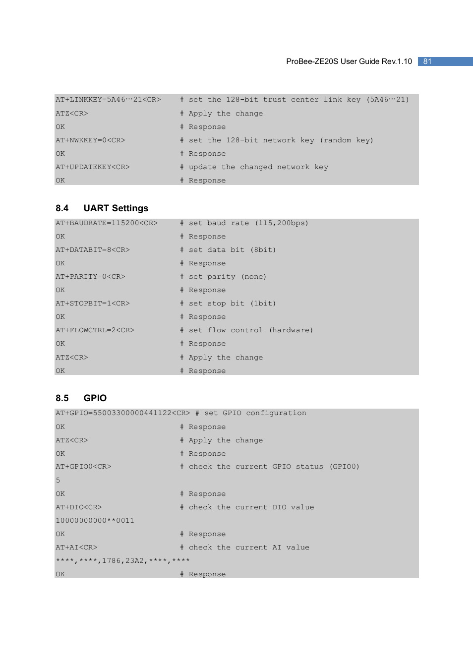SENA ProBee-ZE20S User Manual | Page 81 / 102