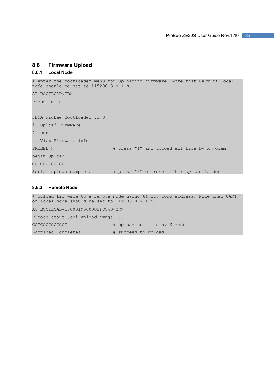 SENA ProBee-ZE20S User Manual | Page 82 / 102