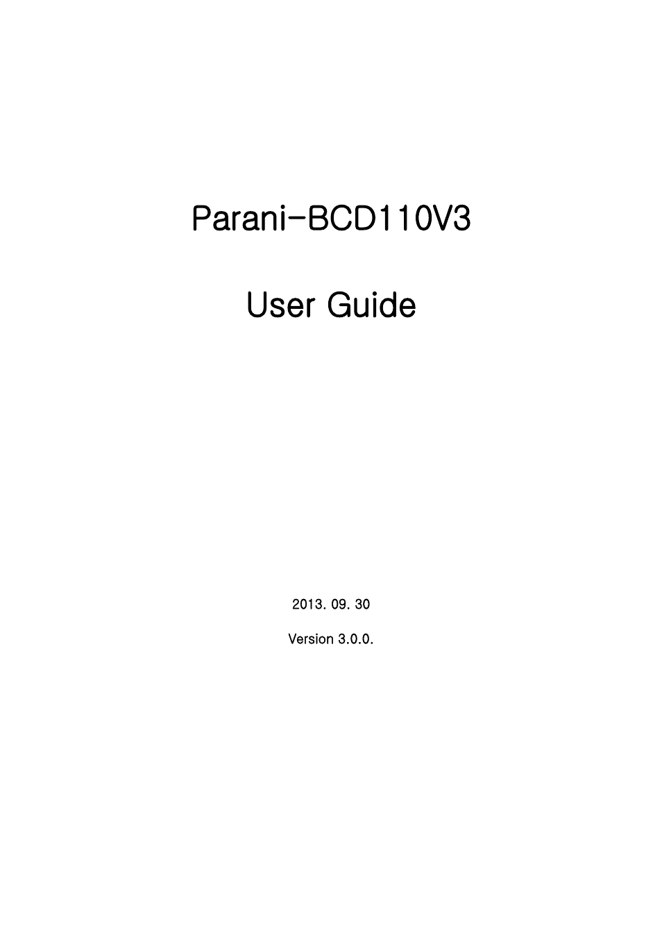 SENA Parani-BCD110V3 User Manual | 85 pages