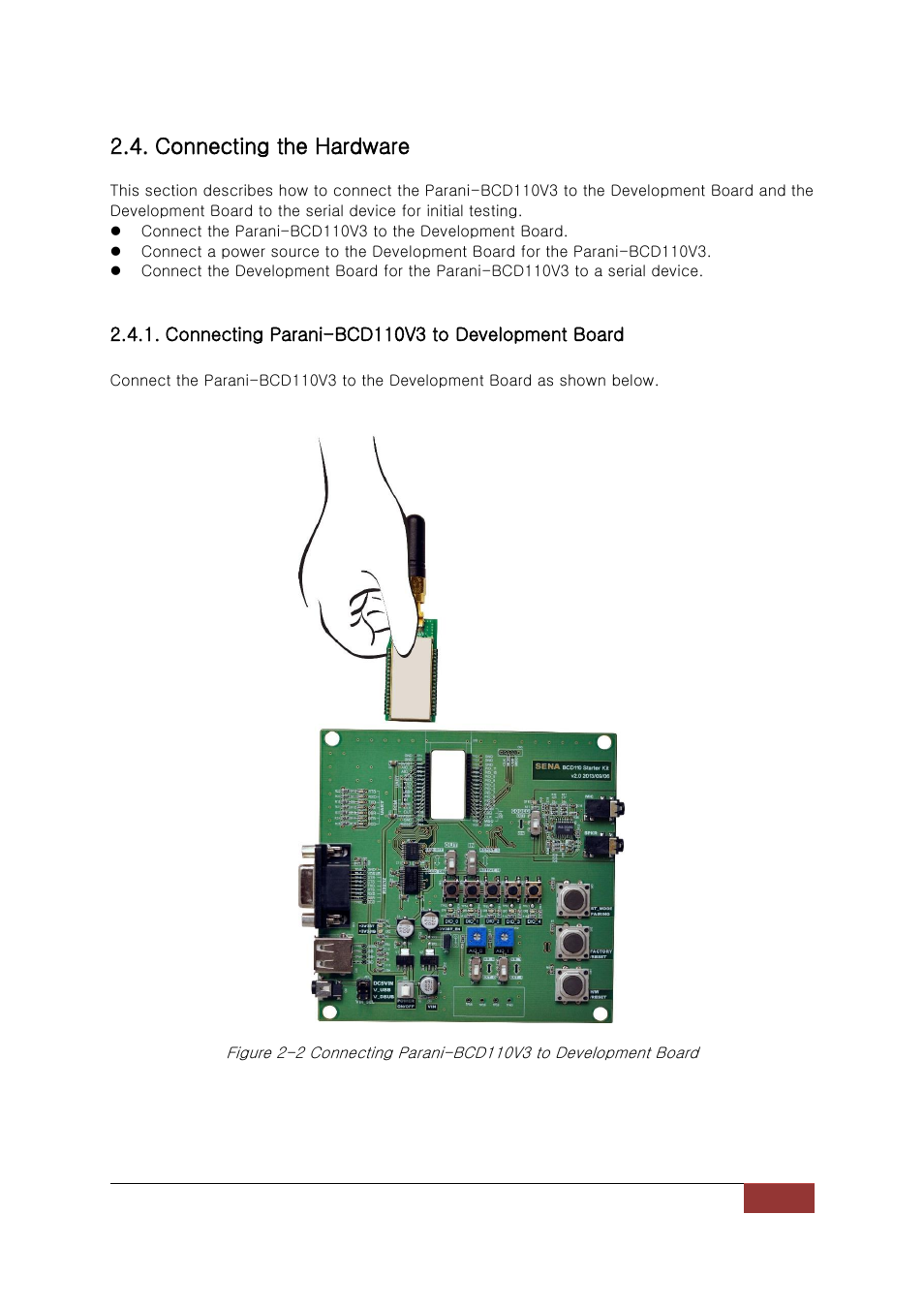 Connecting the hardware | SENA Parani-BCD110V3 User Manual | Page 13 / 85