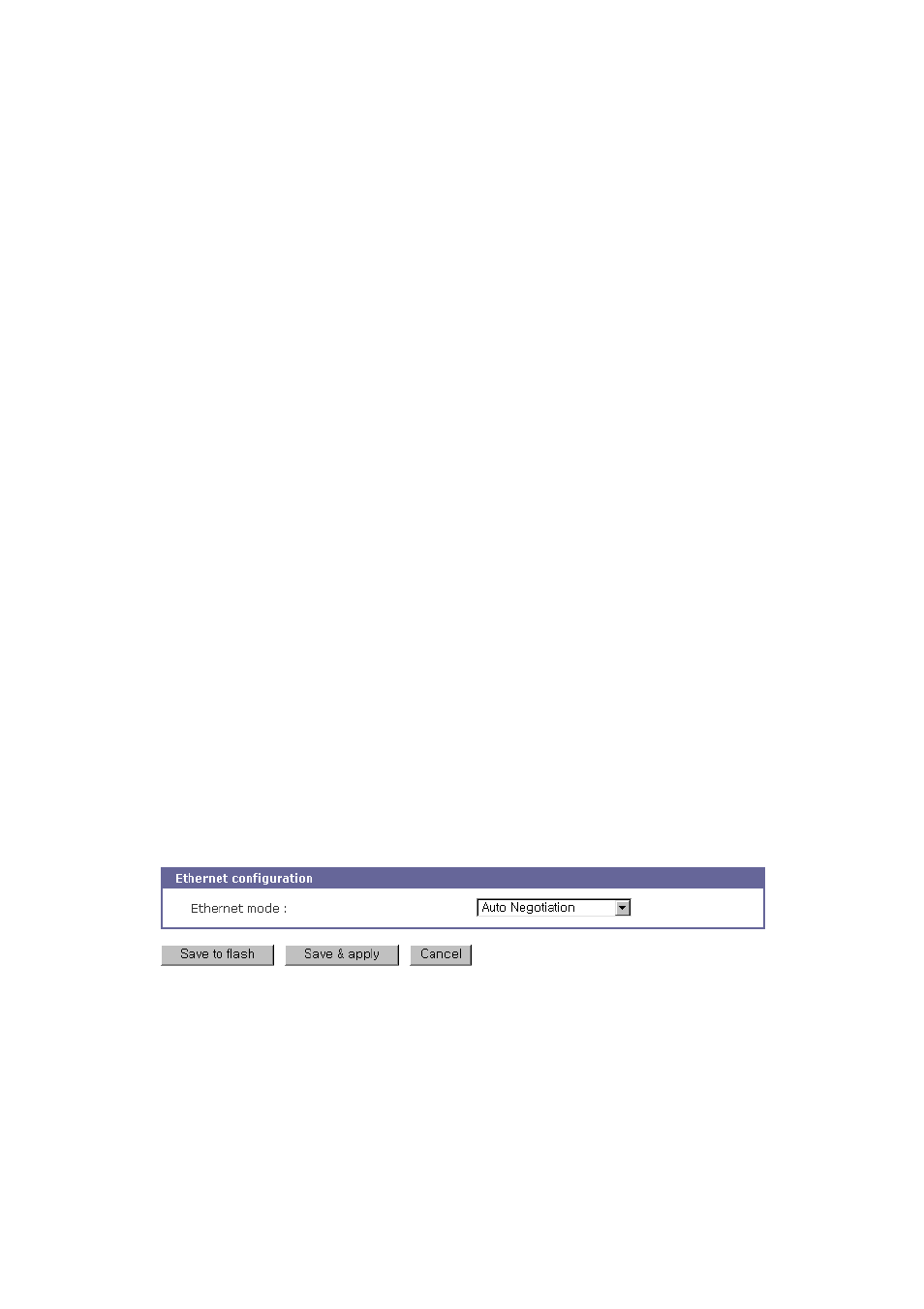 Ethernet configuration, Web server configuration | SENA STS Series User Manual | Page 33 / 131