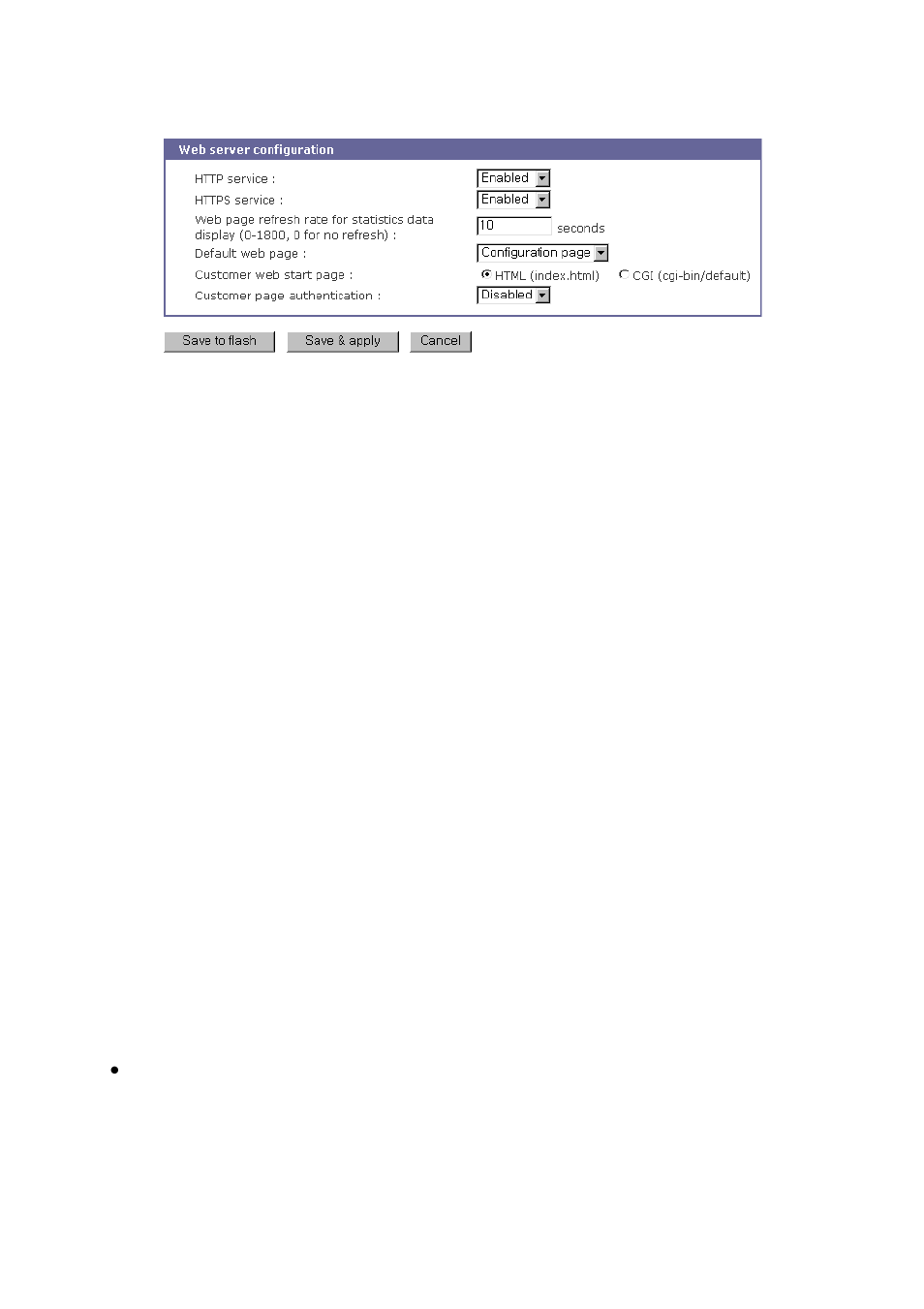 Tcp service configuration | SENA STS Series User Manual | Page 34 / 131