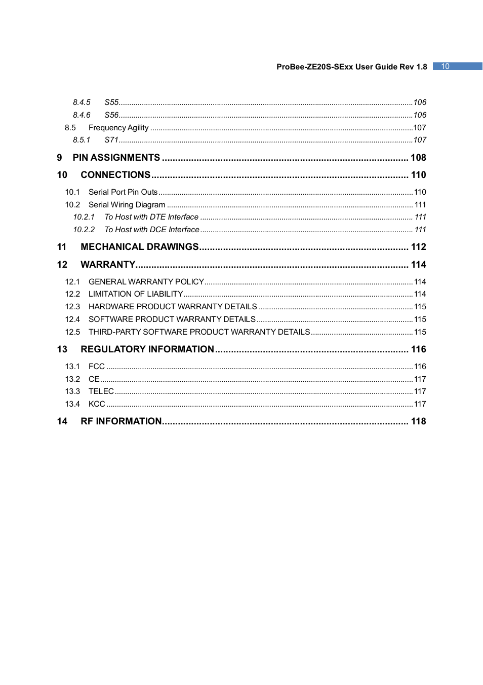 SENA ProBee-ZE20S-SEME User Manual | Page 10 / 118