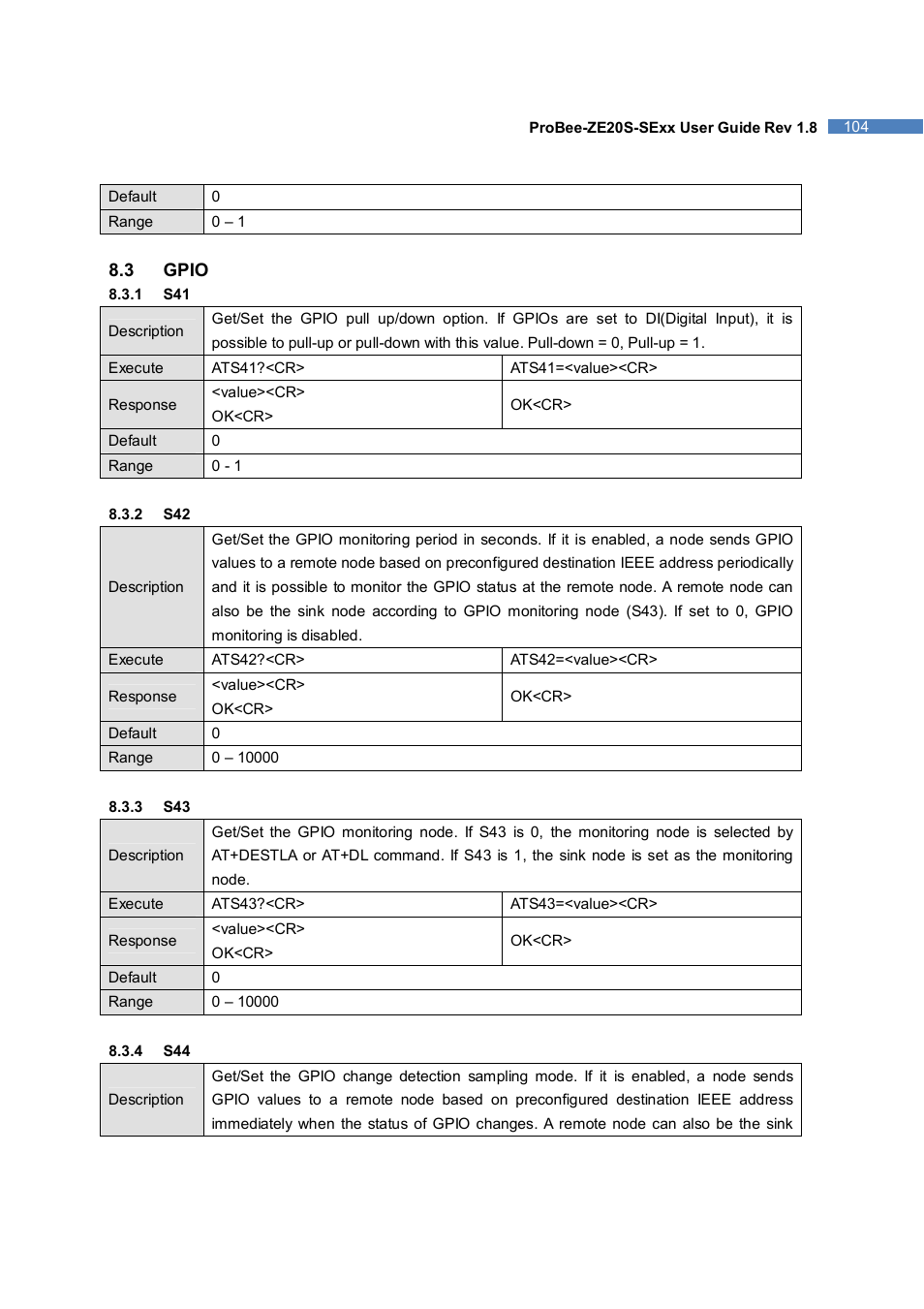 SENA ProBee-ZE20S-SEME User Manual | Page 104 / 118