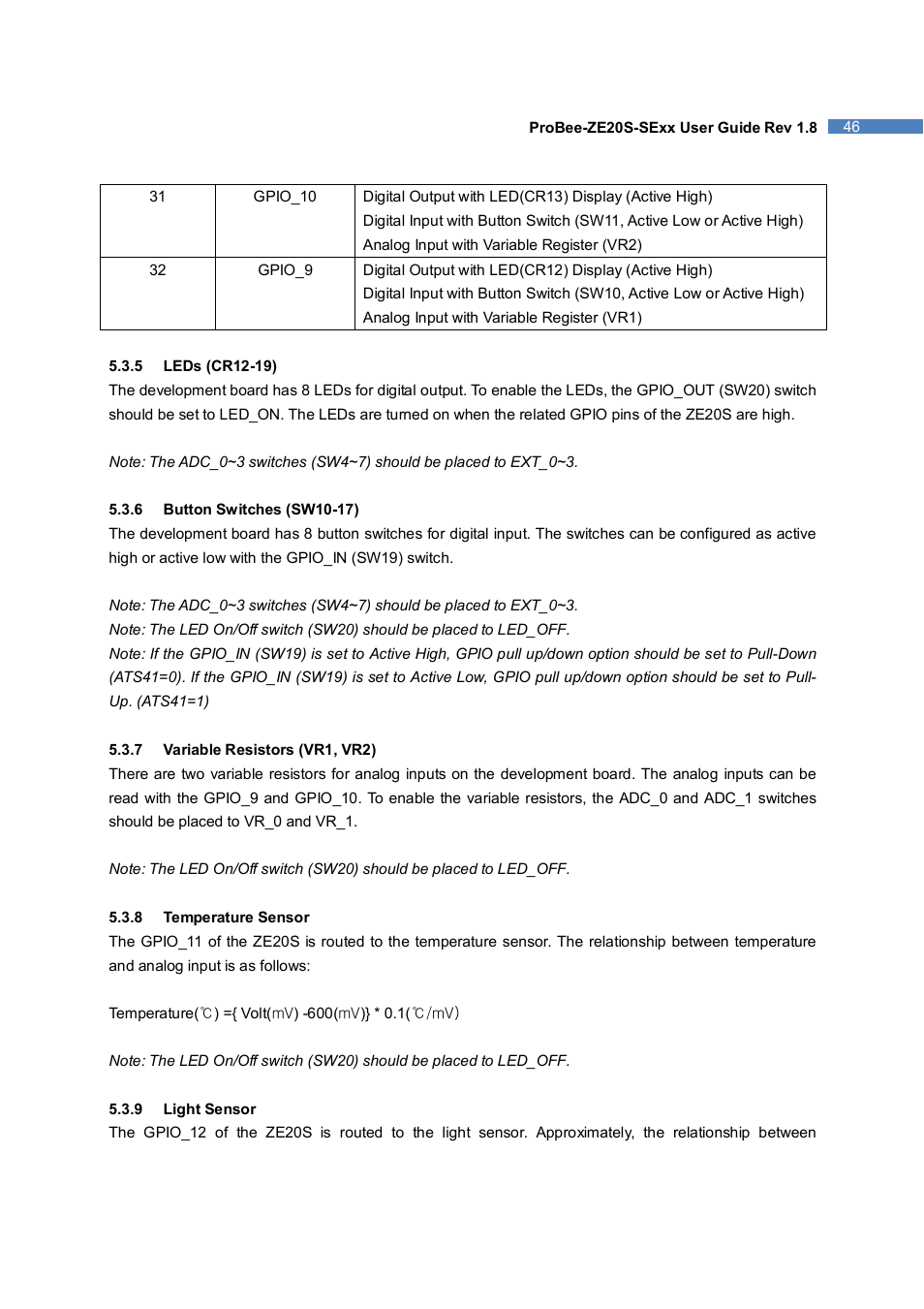 SENA ProBee-ZE20S-SEME User Manual | Page 46 / 118