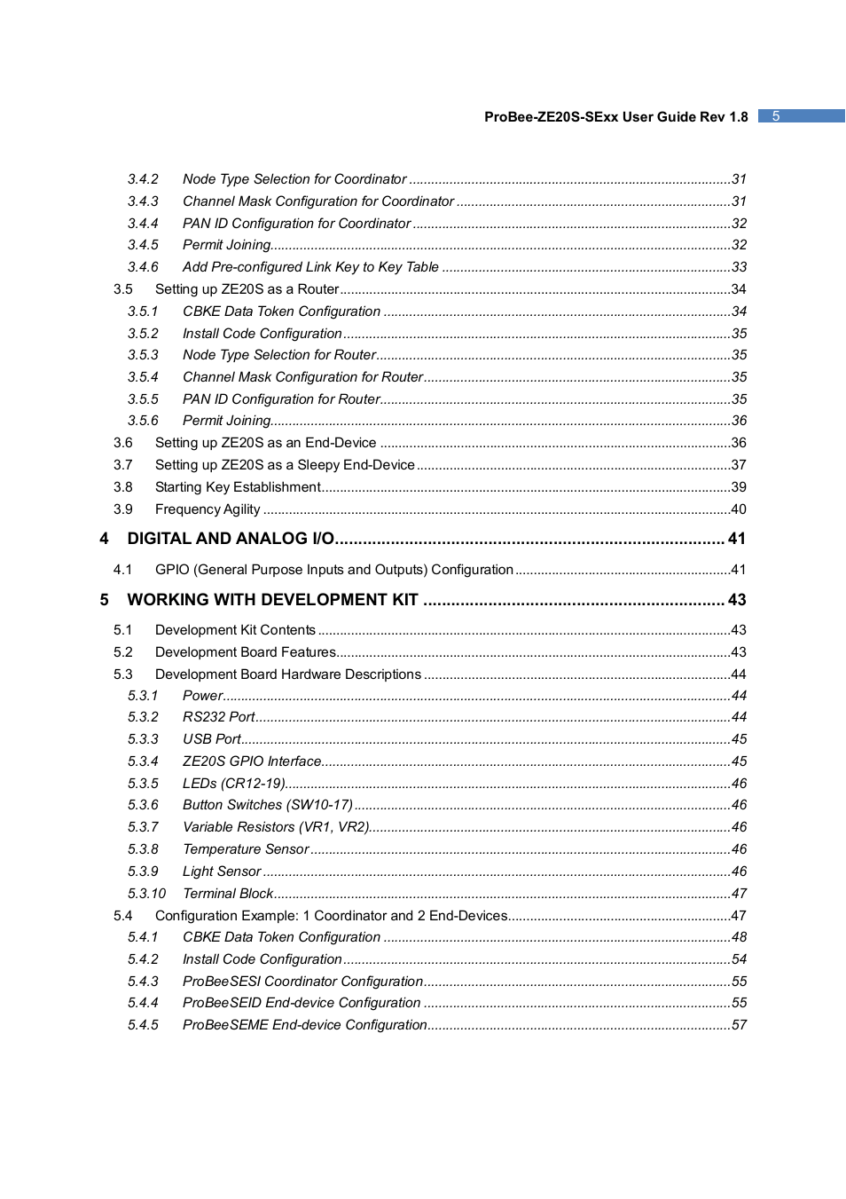SENA ProBee-ZE20S-SEME User Manual | Page 5 / 118