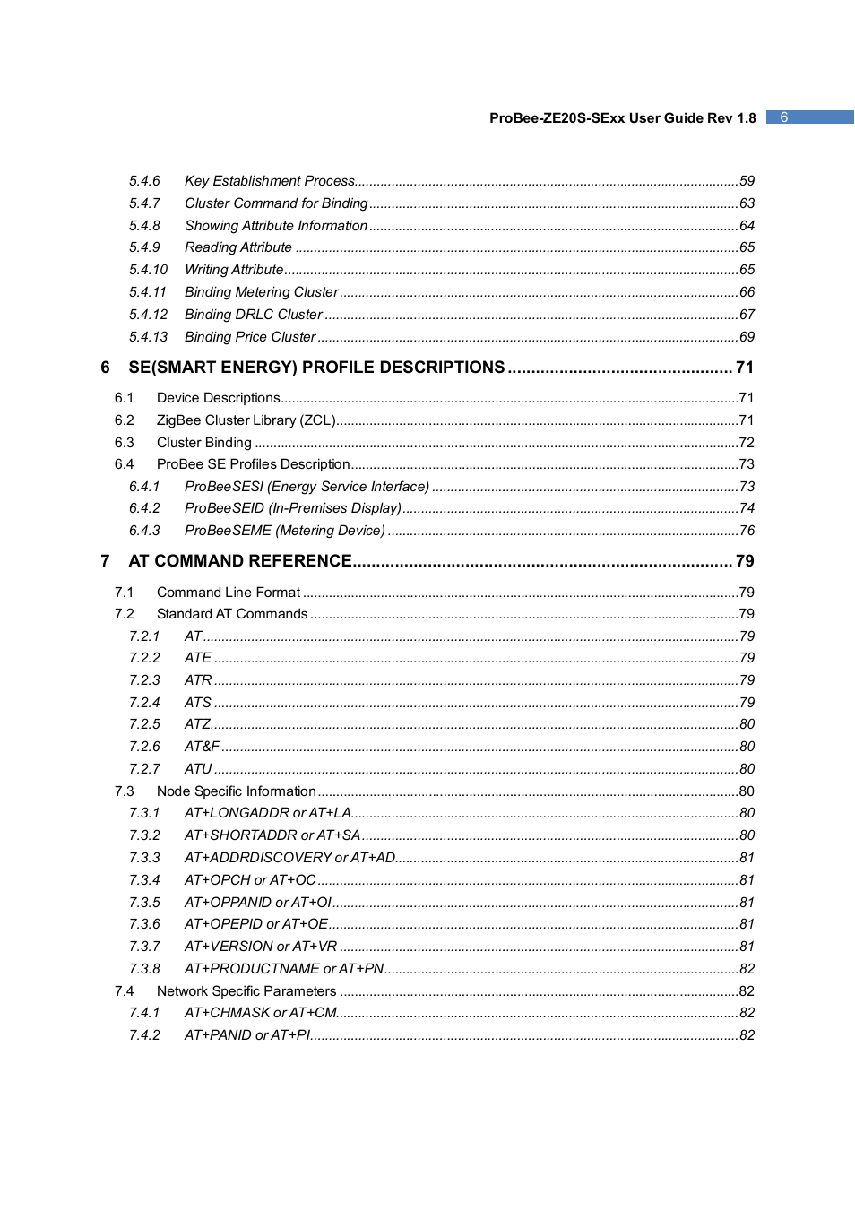 SENA ProBee-ZE20S-SEME User Manual | Page 6 / 118