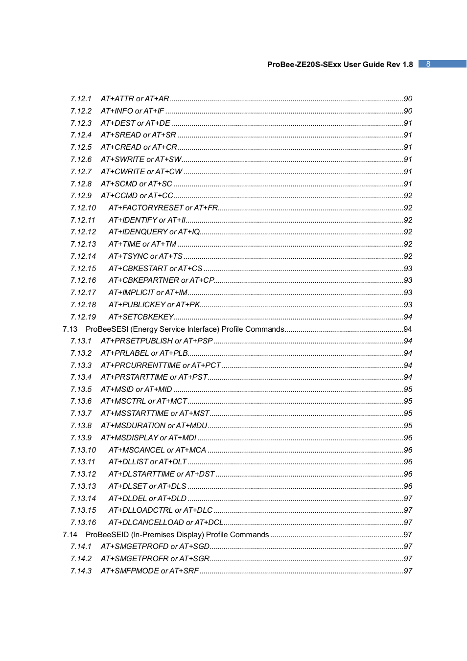 SENA ProBee-ZE20S-SEME User Manual | Page 8 / 118