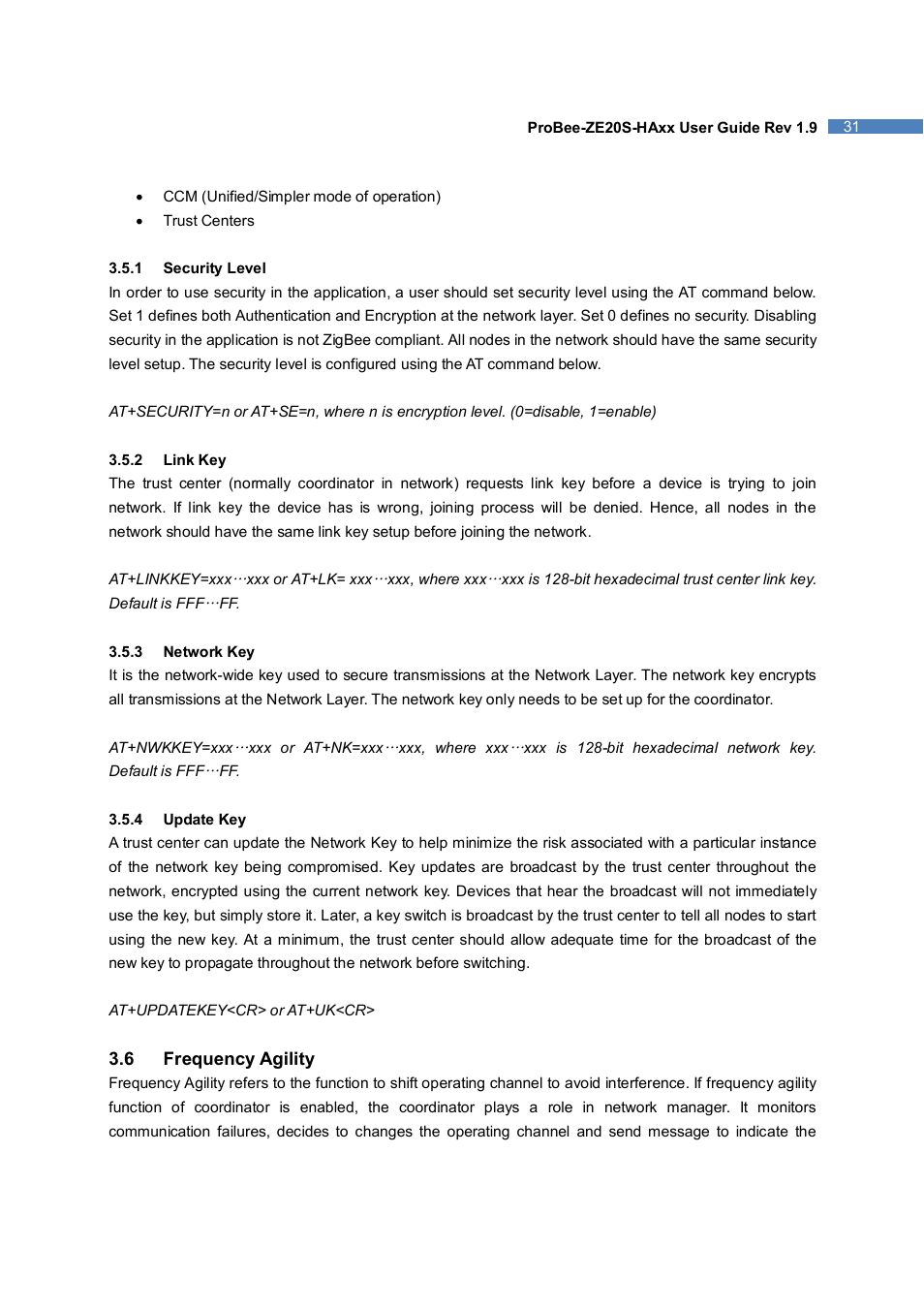 SENA ProBee-ZE20S-HAOL User Manual | Page 31 / 95