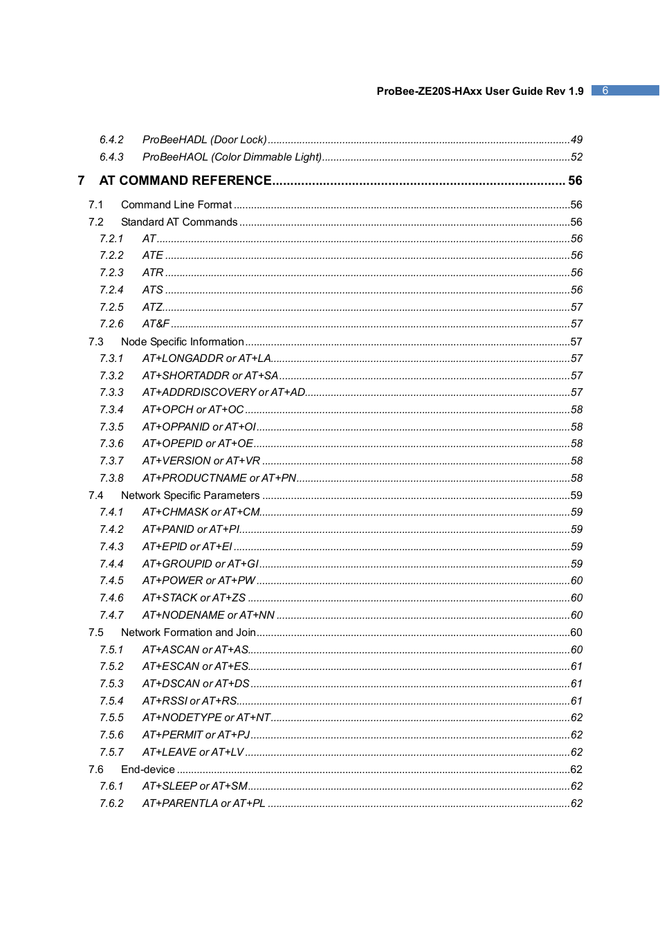 SENA ProBee-ZE20S-HAOL User Manual | Page 6 / 95