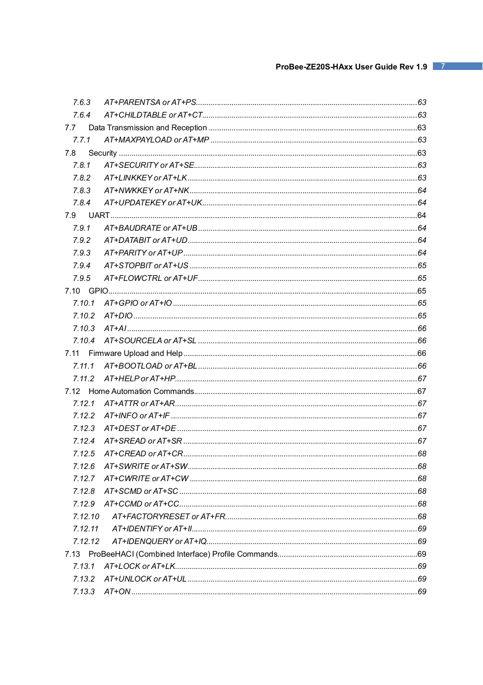 SENA ProBee-ZE20S-HAOL User Manual | Page 7 / 95