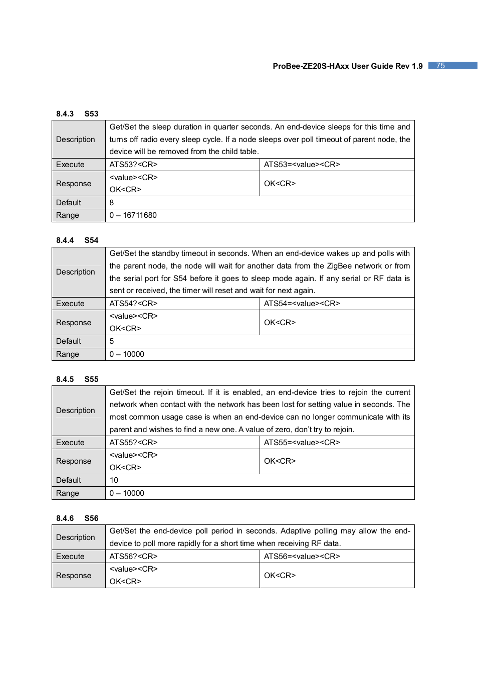 SENA ProBee-ZE20S-HAOL User Manual | Page 75 / 95