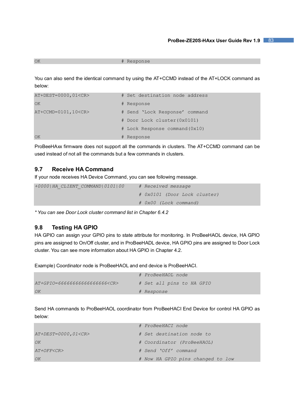 SENA ProBee-ZE20S-HAOL User Manual | Page 83 / 95