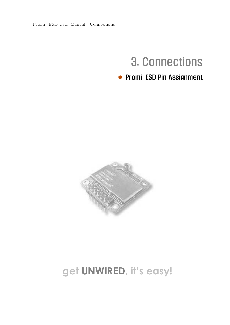 Connections, Get unwired , it’s easy | SENA Promi-ESD02 User Manual | Page 23 / 63