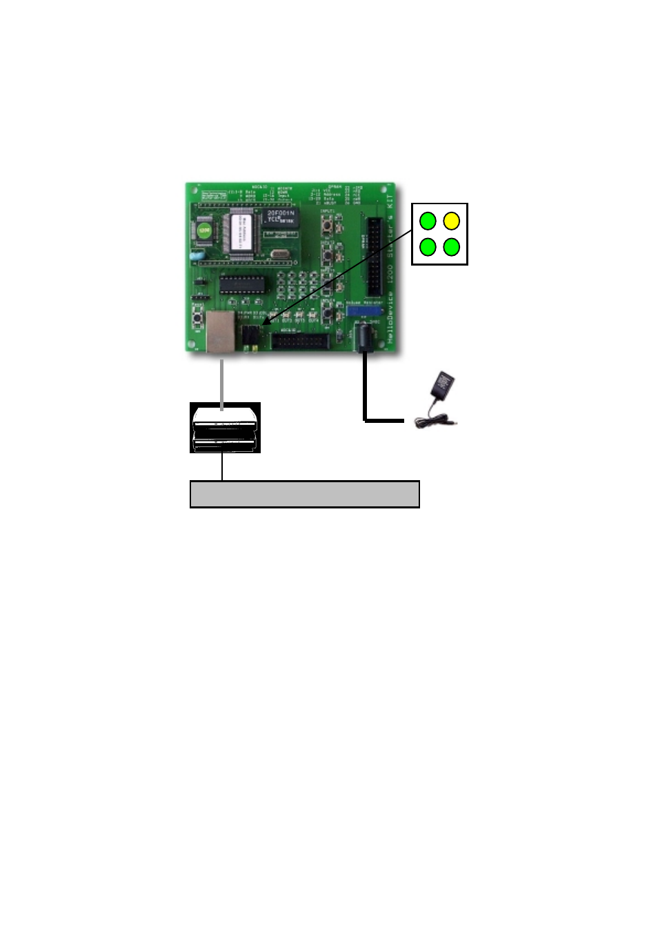 Figure 4.7 connecting the hellodevice to ethernet, 3 configuring network, 1 setting ip address | SENA HD1200 User Manual | Page 15 / 53
