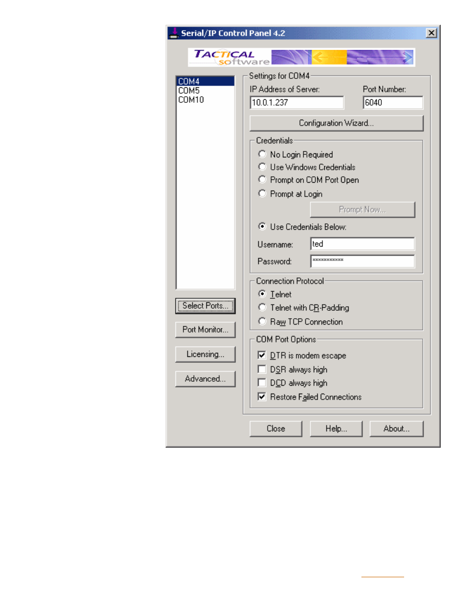 SENA Serial_IPTM Redirector 4.3 User Manual | Page 16 / 84