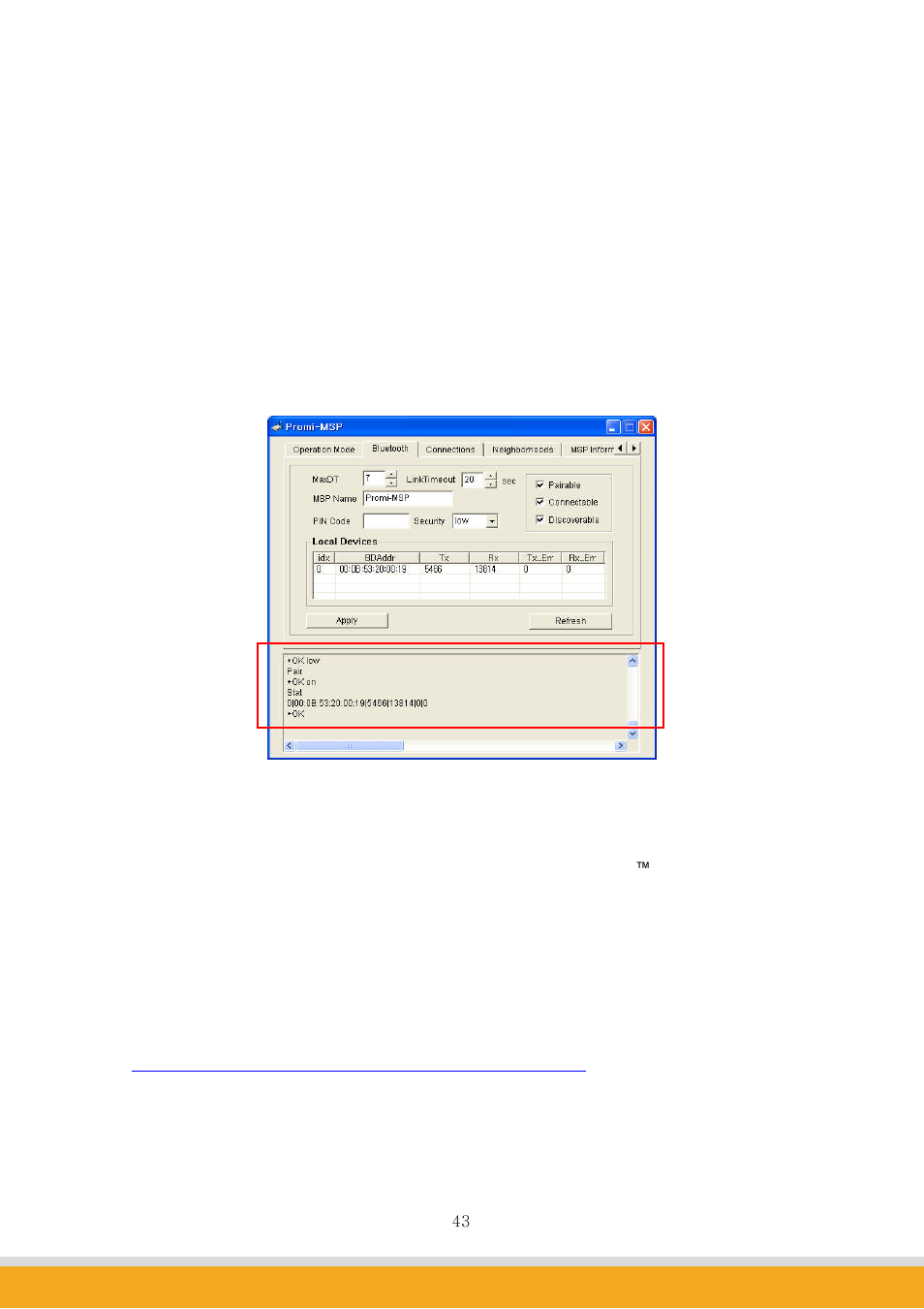 Control commands | SENA Promi-MSP User Guide User Manual | Page 43 / 73