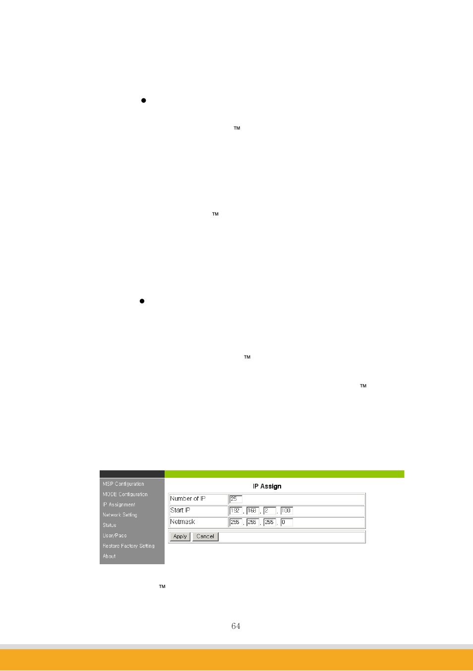 3 ip assignment | SENA Promi-MSP User Guide User Manual | Page 64 / 73