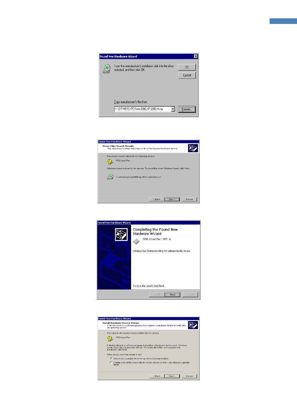 SENA DirectPort UPCI User Manual | Page 11 / 20