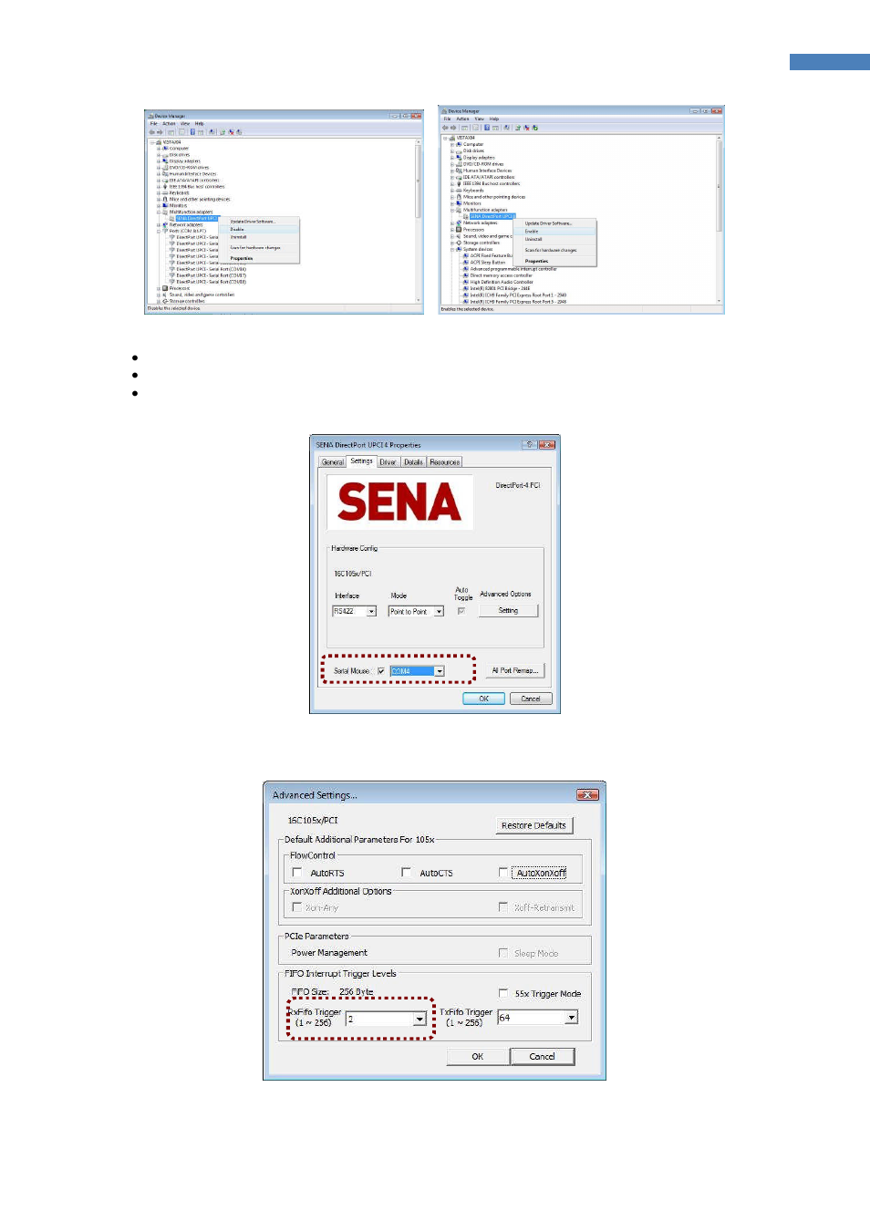 SENA DirectPort UPCI User Manual | Page 17 / 20