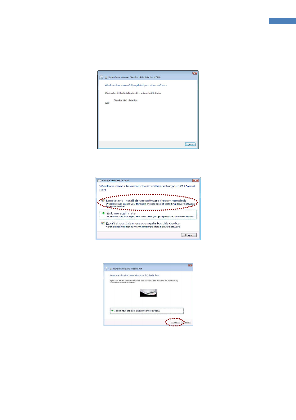 SENA DirectPort UPCI User Manual | Page 6 / 20