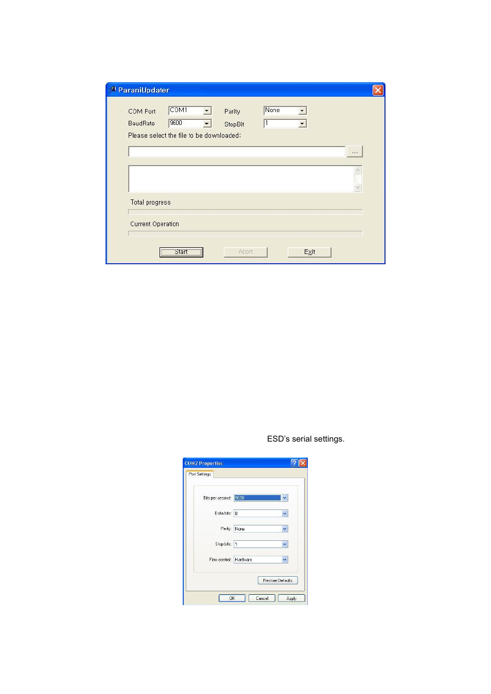 Terminal program | SENA Parani-ESD100V2-110V2 User Manual | Page 26 / 61