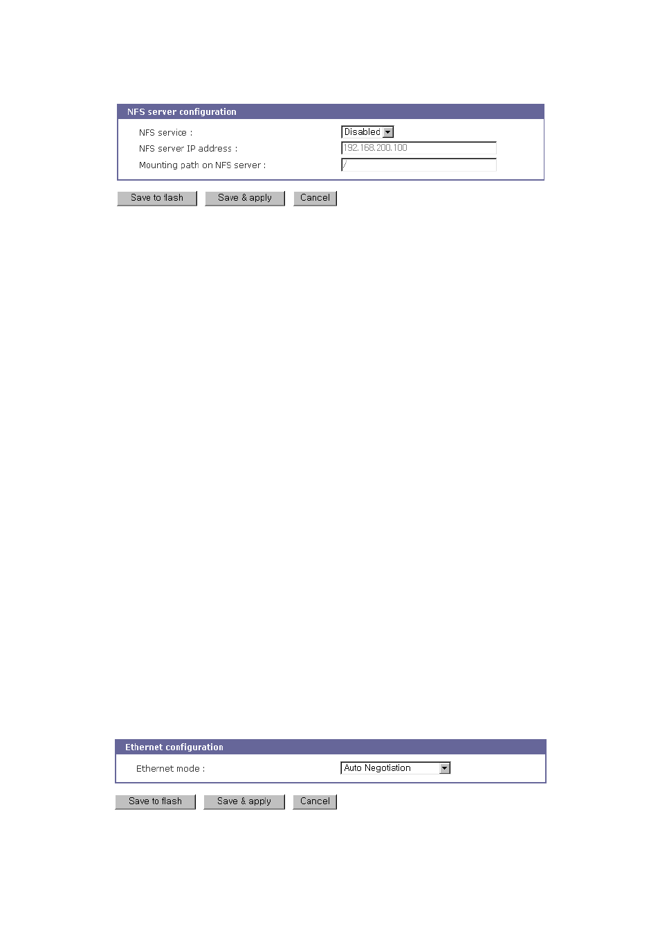 Ethernet configuration | SENA SS800 User Manual | Page 36 / 138