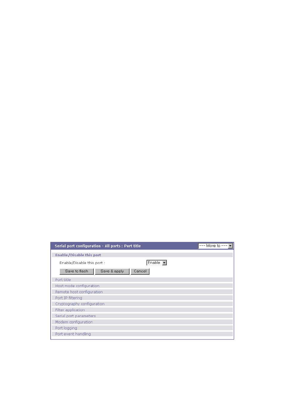 All port configurations | SENA SS800 User Manual | Page 70 / 138
