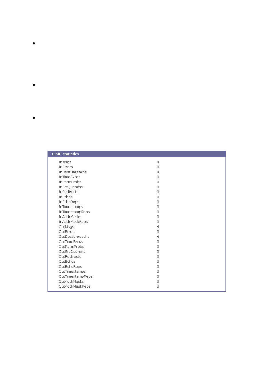 Tcp statistics | SENA SS800 User Manual | Page 93 / 138