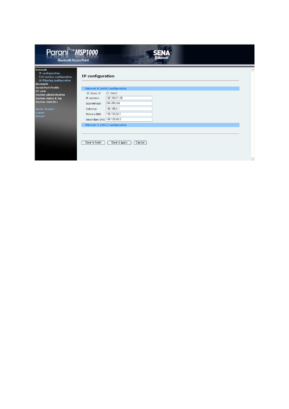 Configurations using bluetooth wireless connection | SENA Parani-MSP1000 User Manual | Page 17 / 82