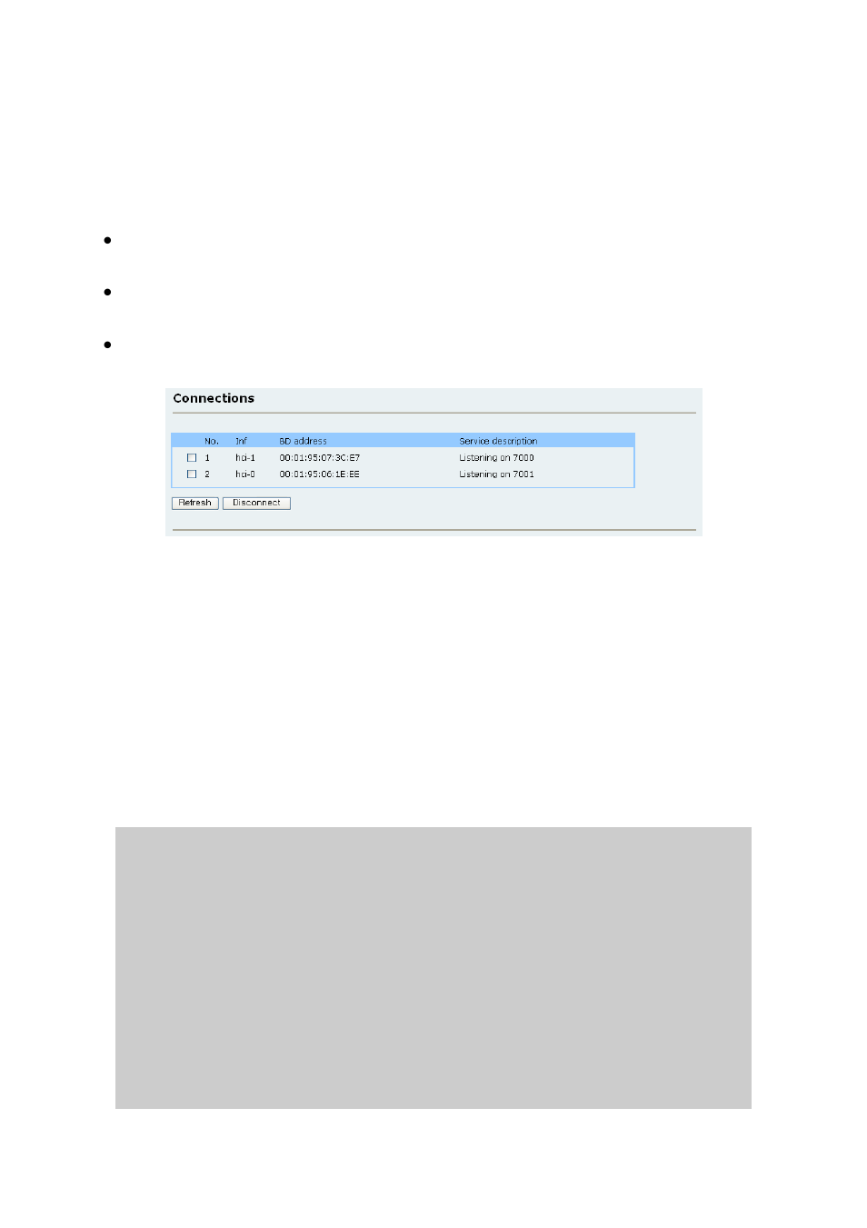 Connections, Monitoring (sniffing) | SENA Parani-MSP1000 User Manual | Page 44 / 82