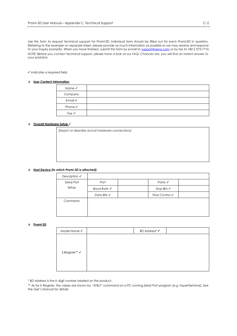 SENA Promi-SD 205 User Manual | Page 53 / 54