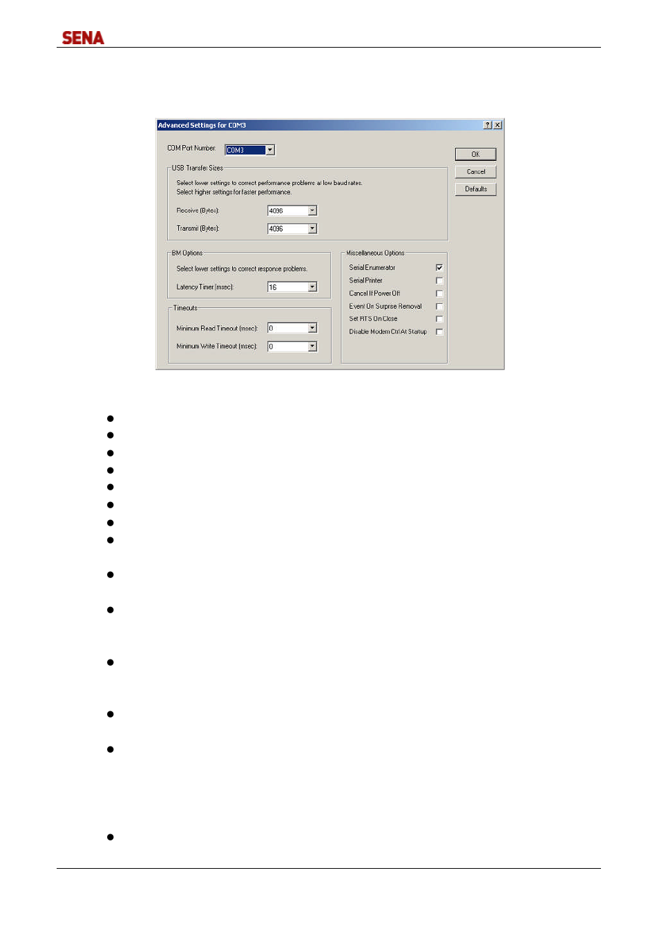 SENA DirectPort-USB User Manual | Page 27 / 36
