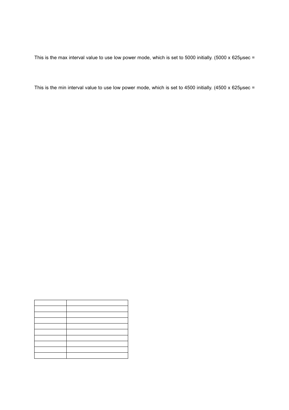 C.26. s54: bd address of last connected device, C.27. s55: bd address of last connected device, C.28. s56: bd address of last connected device | SENA Parani-ESD1000 User Manual | Page 54 / 60