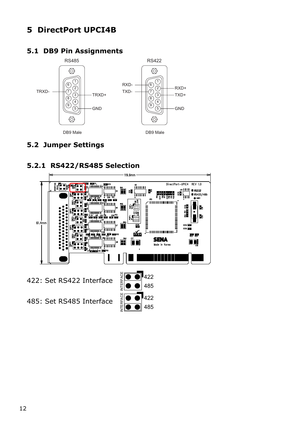 5 directport upci4b | SENA DirectPort UPCI Software User Manual | Page 12 / 24