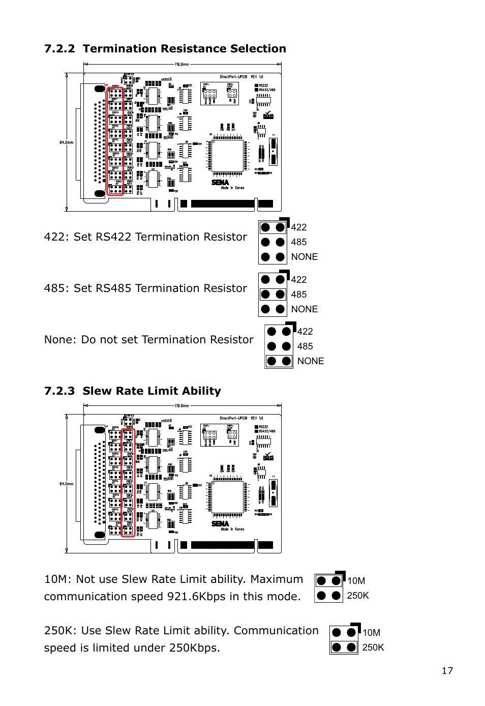 SENA DirectPort UPCI Software User Manual | Page 17 / 24