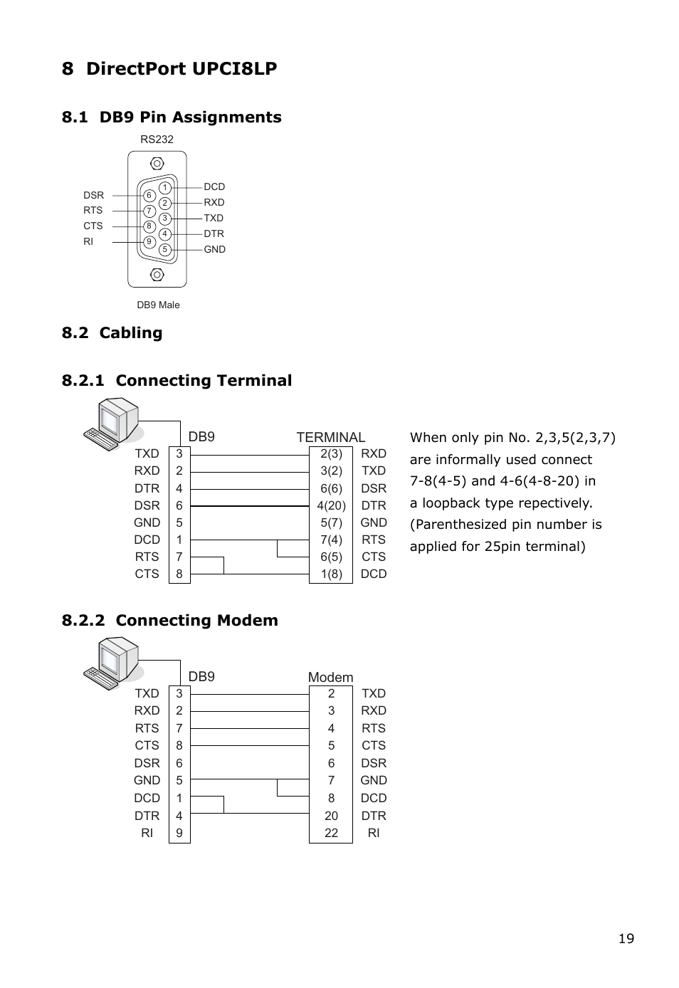 8 directport upci8lp | SENA DirectPort UPCI Software User Manual | Page 19 / 24