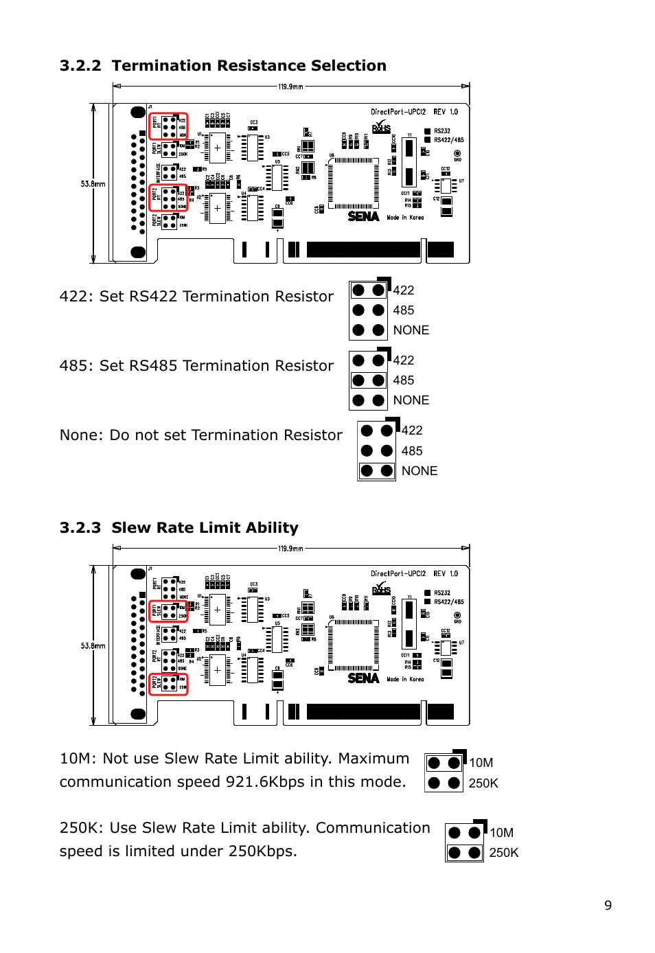 SENA DirectPort UPCI Software User Manual | Page 9 / 24