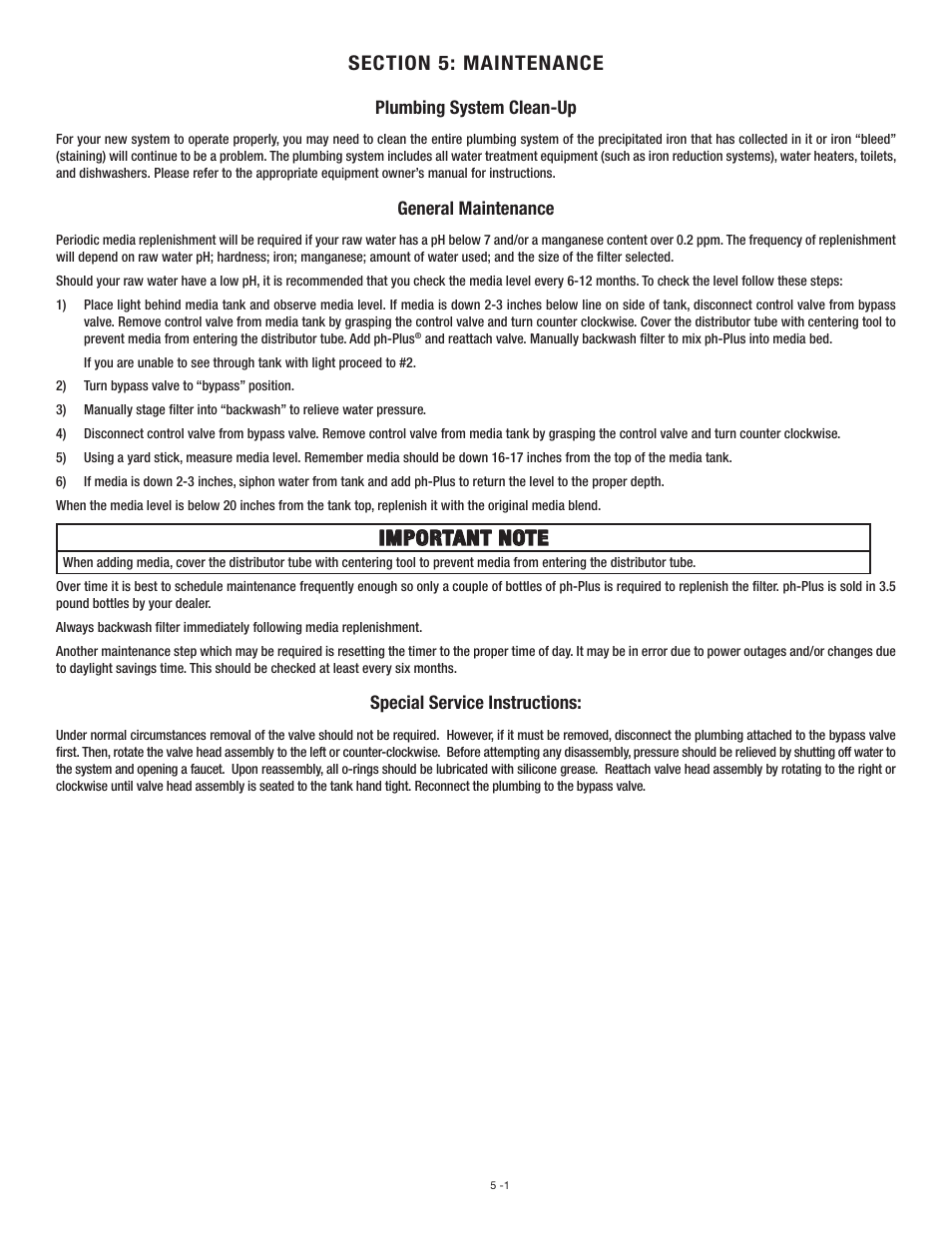Aqua-Pure MCA2001M User Manual | Page 17 / 24