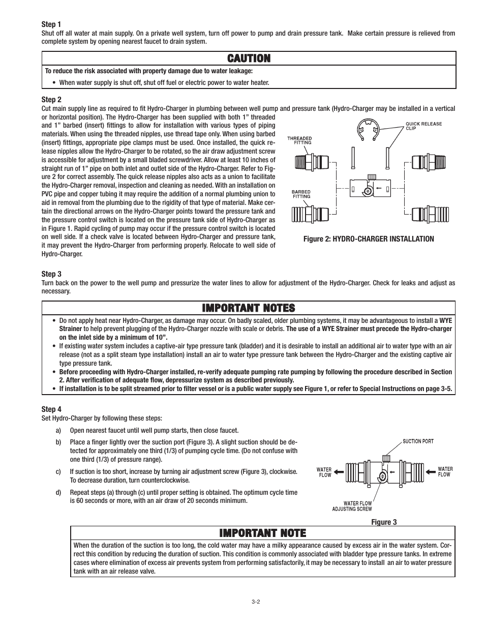 Caution | Aqua-Pure MCA2001M User Manual | Page 8 / 24
