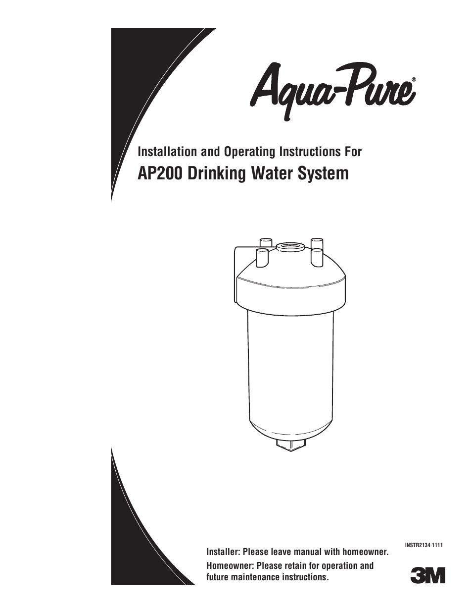 Aqua-Pure AP200 User Manual | 16 pages