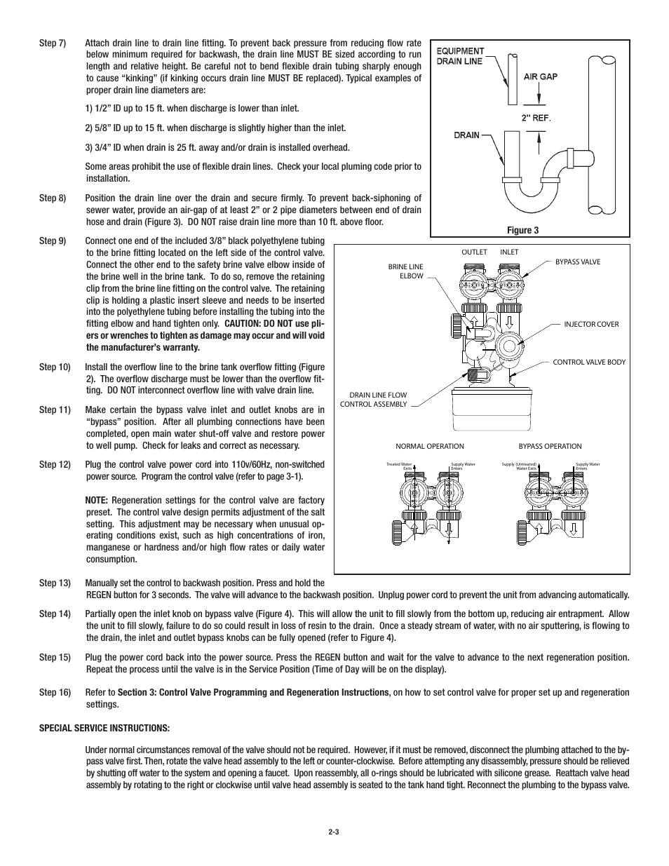Figure 4. bypass valve | Aqua-Pure CWS150MECJ User Manual | Page 9 / 32