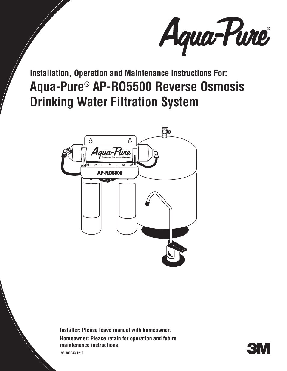 Aqua-Pure AP-RO5500 User Manual | 20 pages