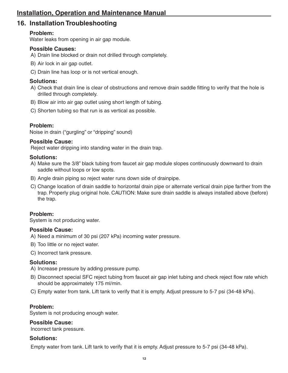 Aqua-Pure AP-RO5500 User Manual | Page 13 / 20