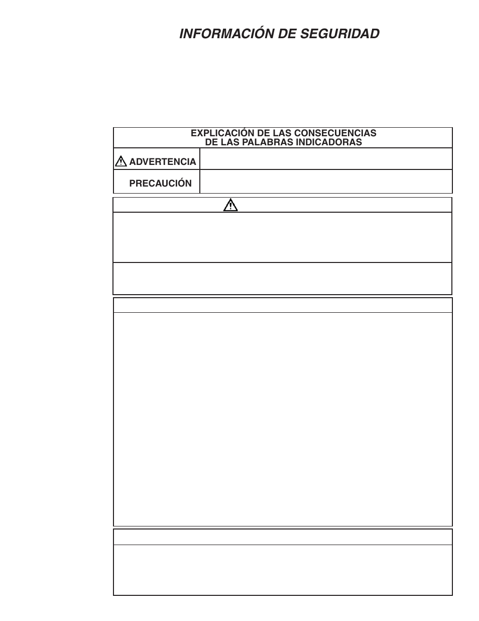 Información de seguridad, Advertencia precaución notificación importante | Aqua-Pure Cyst-FF User Manual | Page 7 / 16