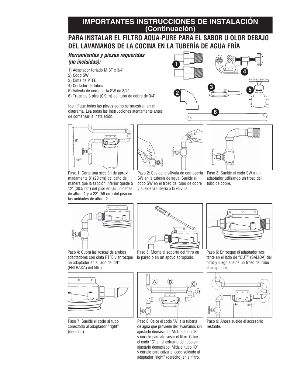 Aqua-Pure SST2HB User Manual | Page 11 / 20