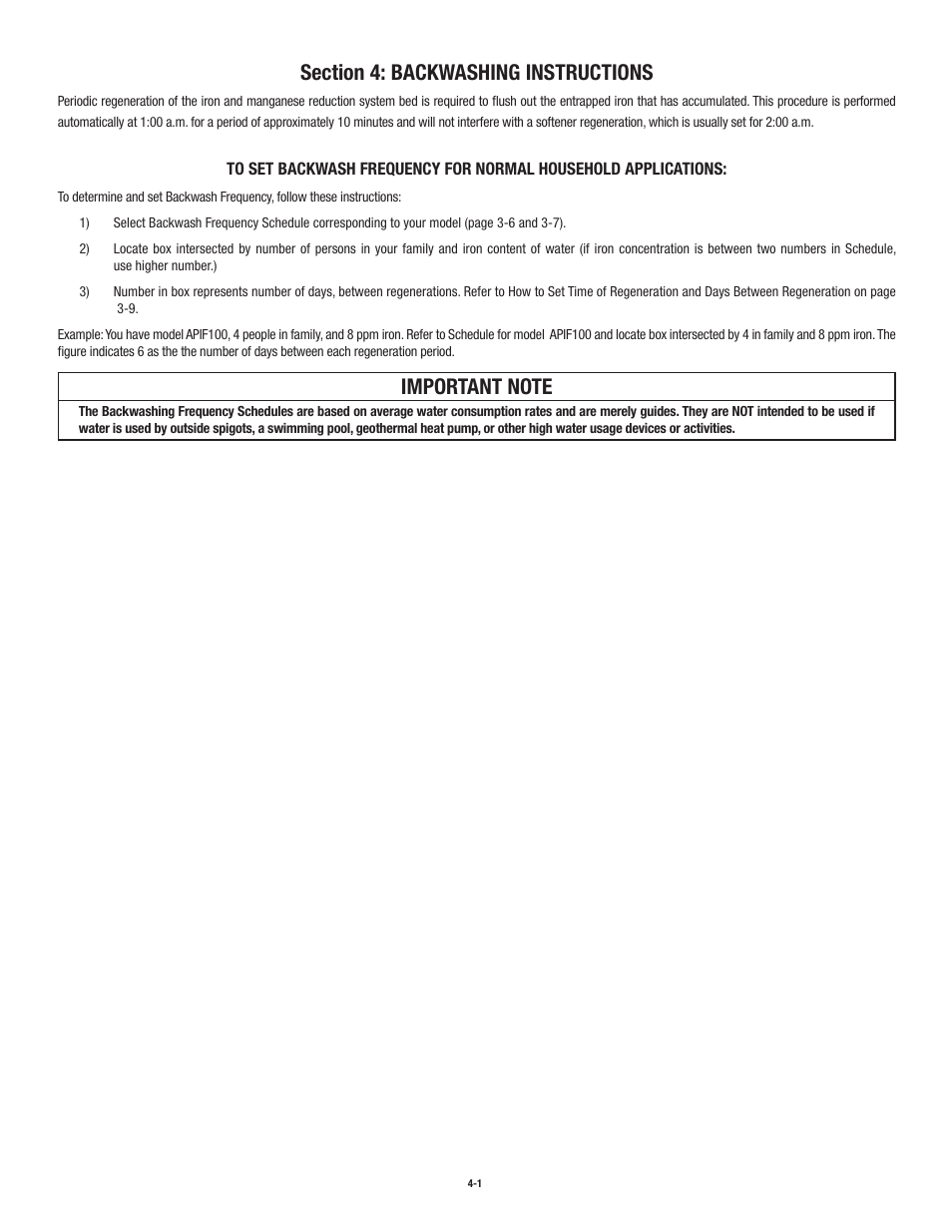 Aqua-Pure APIF100 User Manual | Page 21 / 36